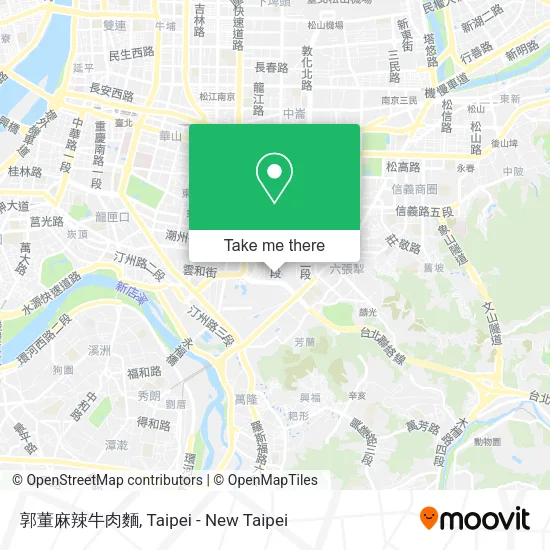 郭董麻辣牛肉麵 map