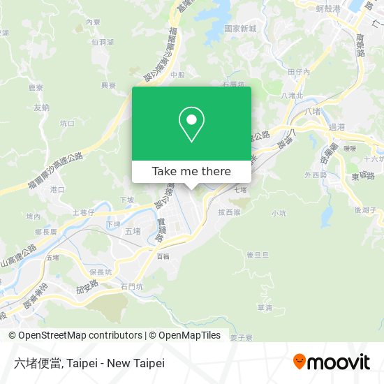 六堵便當 map