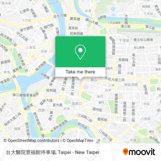 台大醫院景福館停車場地圖