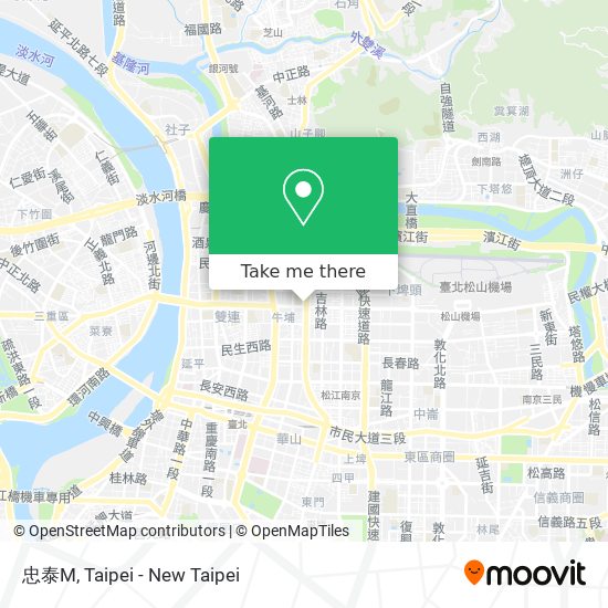 忠泰M map