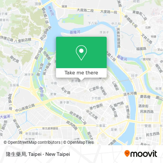 隆生藥局 map