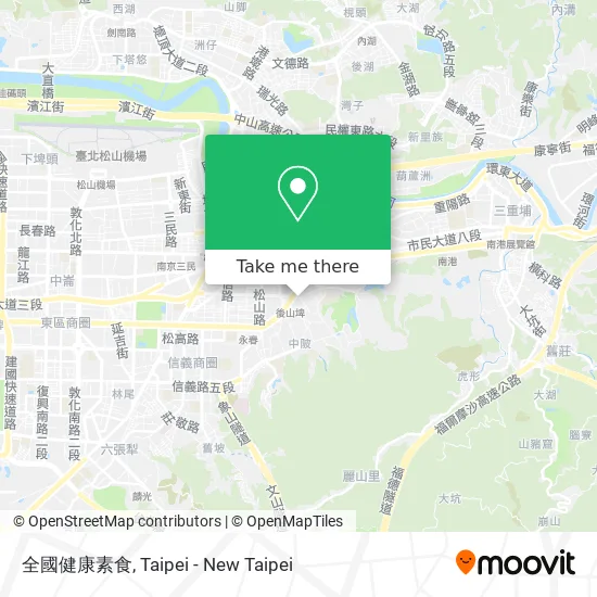 全國健康素食 map
