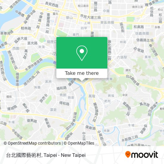 台北國際藝術村地圖