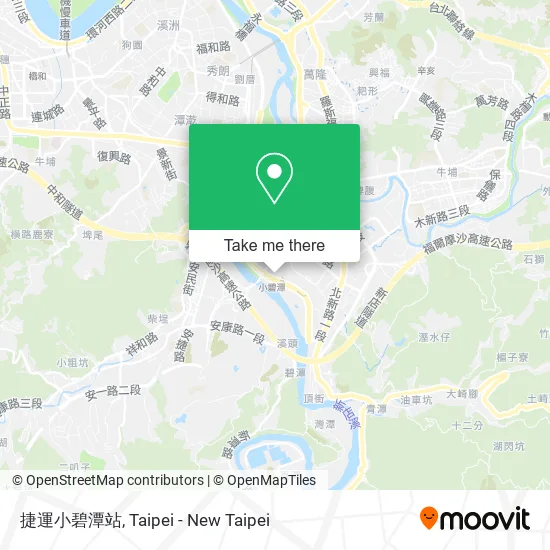 捷運小碧潭站地圖