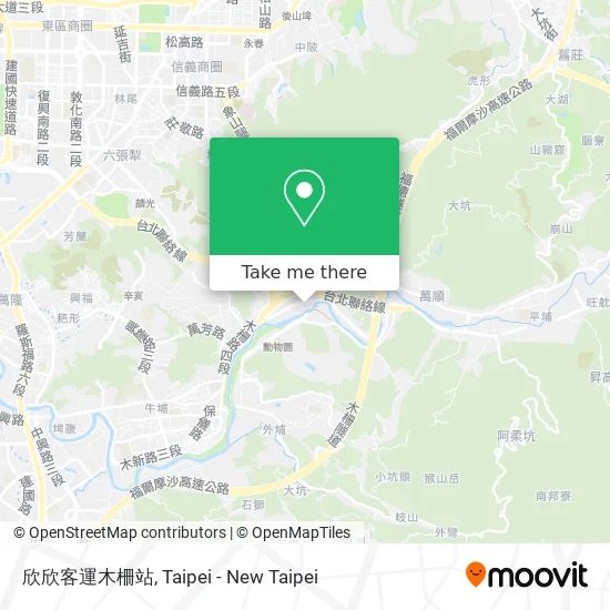 欣欣客運木柵站 map