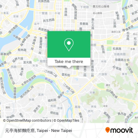 元亭海鮮麵疙瘩 map