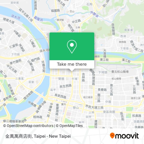 金萬萬商店街 map