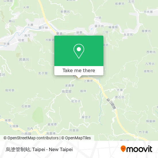 烏塗管制站 map