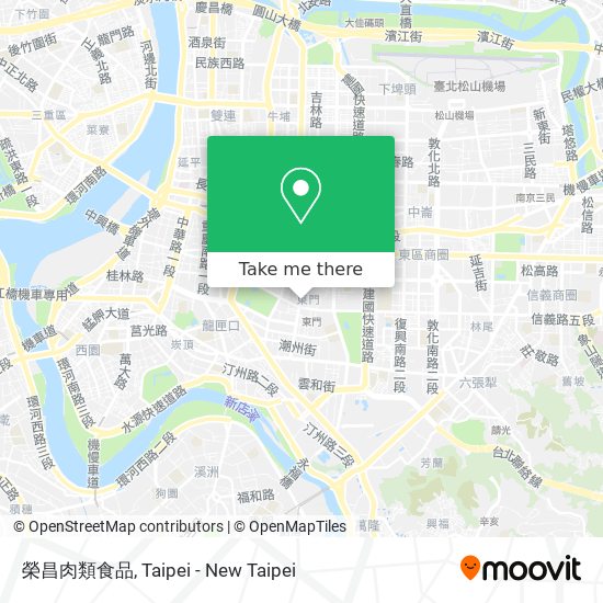 榮昌肉類食品 map