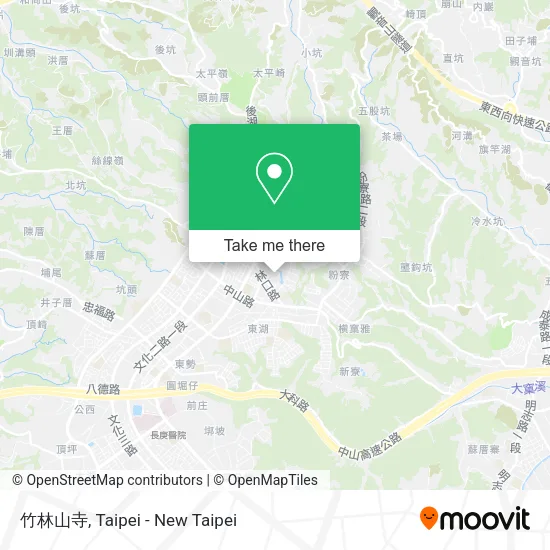 竹林山寺 map