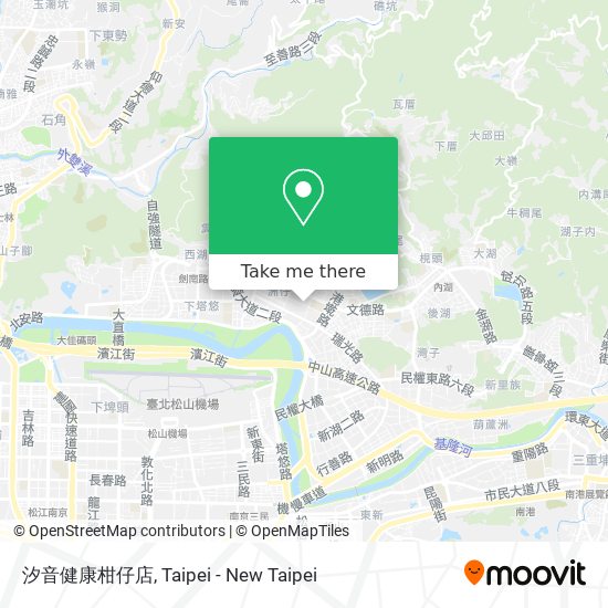 汐音健康柑仔店 map