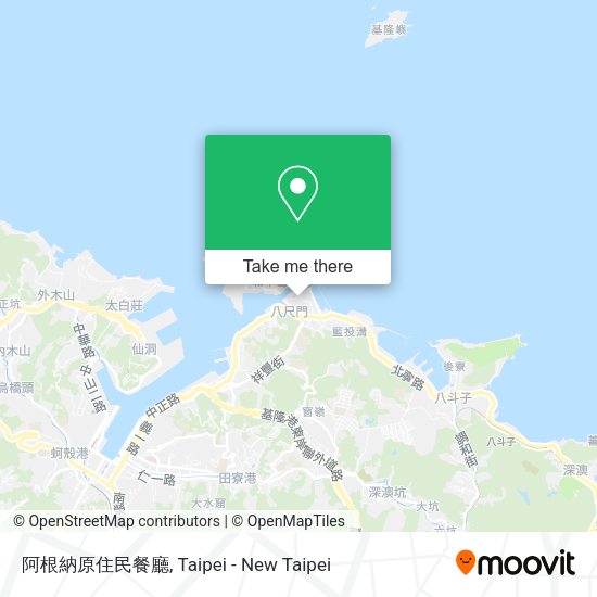 阿根納原住民餐廳地圖