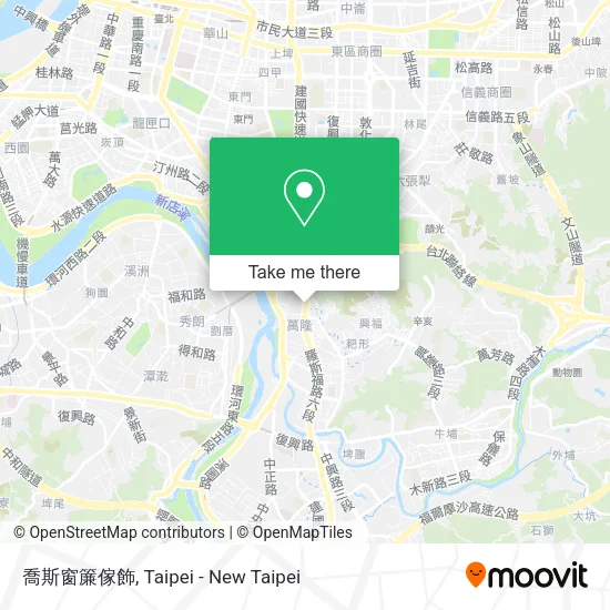 喬斯窗簾傢飾 map