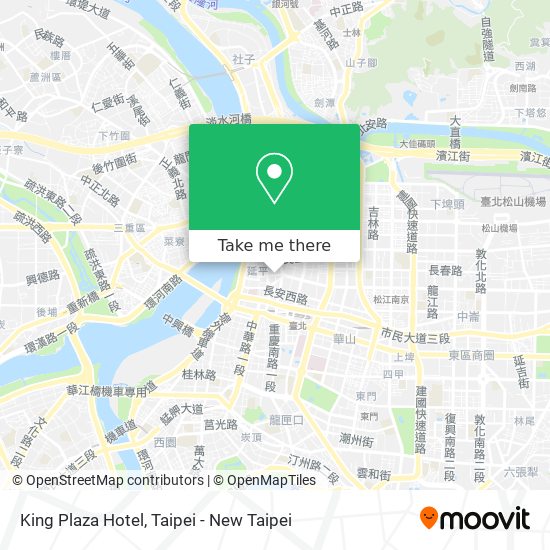King Plaza Hotel map
