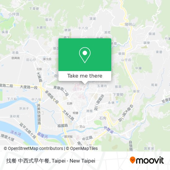 找餐 中西式早午餐 map