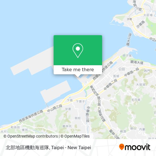 北部地區機動海巡隊 map