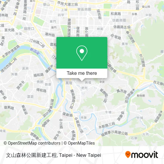 文山森林公園新建工程地圖