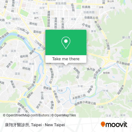 康翔牙醫診所 map