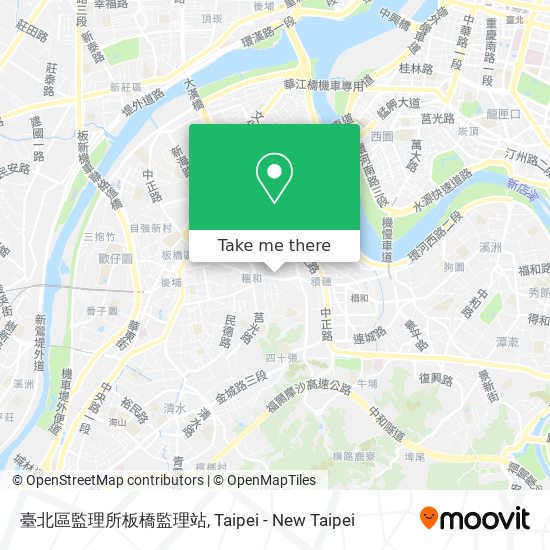 臺北區監理所板橋監理站地圖