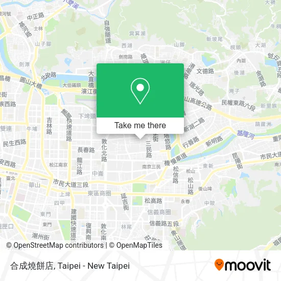 合成燒餅店地圖