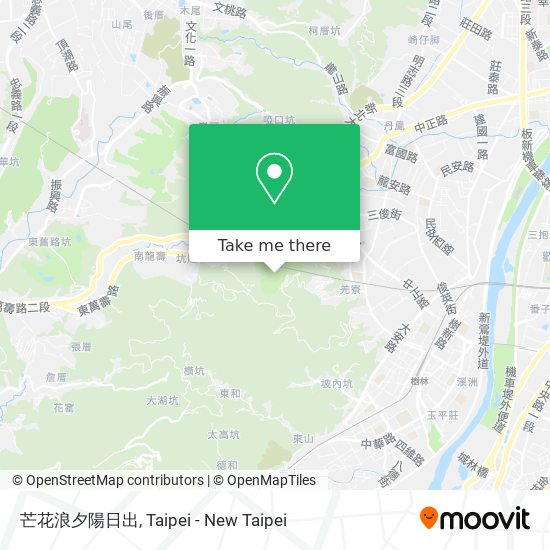 芒花浪夕陽日出 map