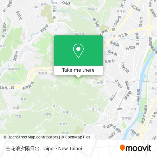 芒花浪夕陽日出 map