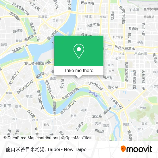 龍口米苔目米粉湯地圖