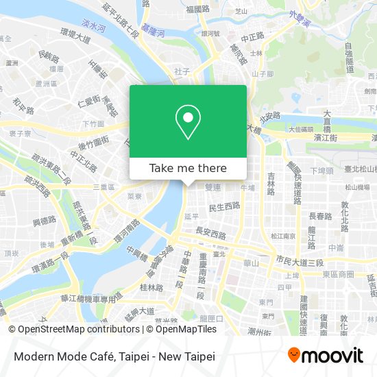 Modern Mode Café map