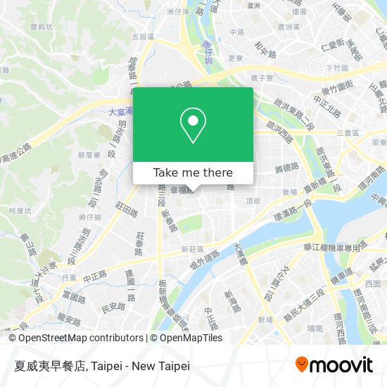 夏威夷早餐店地圖