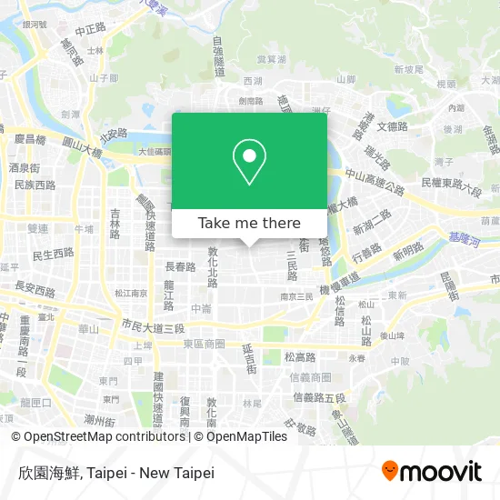 欣園海鮮 map