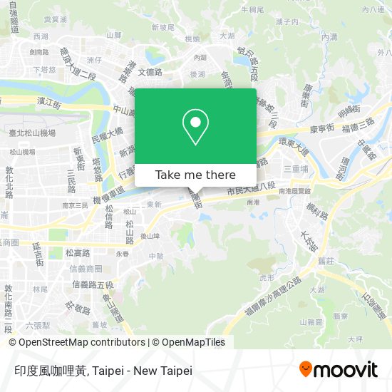 印度風咖哩黃地圖