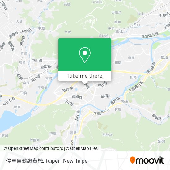 停車自動繳費機 map