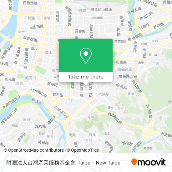 財團法人台灣產業服務基金會 map