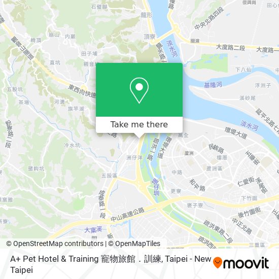 A+ Pet Hotel & Training 寵物旅館．訓練地圖