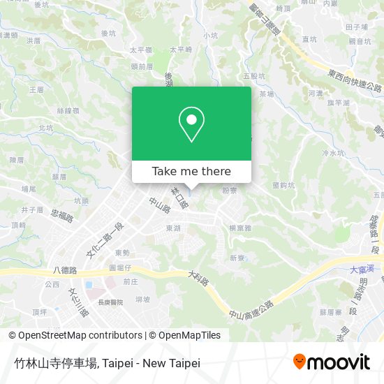 竹林山寺停車場 map