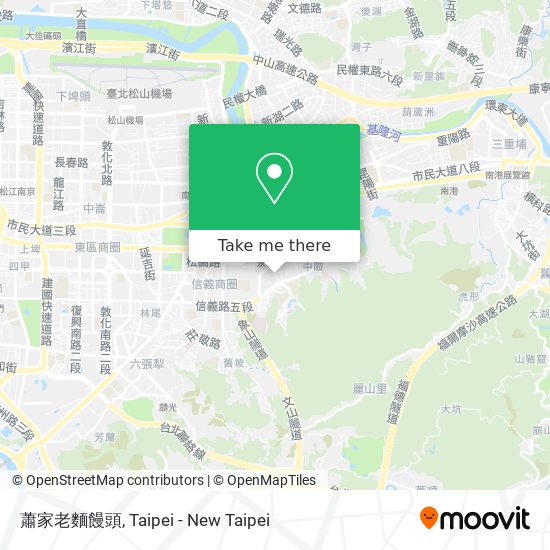 蕭家老麵饅頭 map