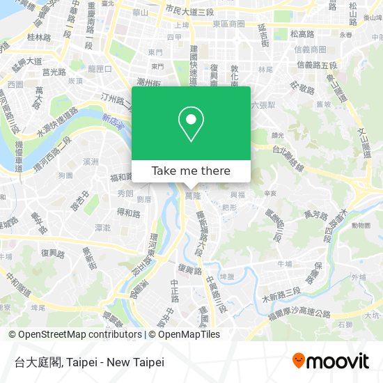 台大庭閣 map