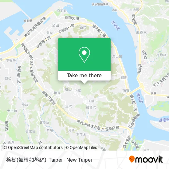 榕樹(氣根如盤絲)地圖