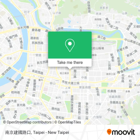 南京建國路口地圖