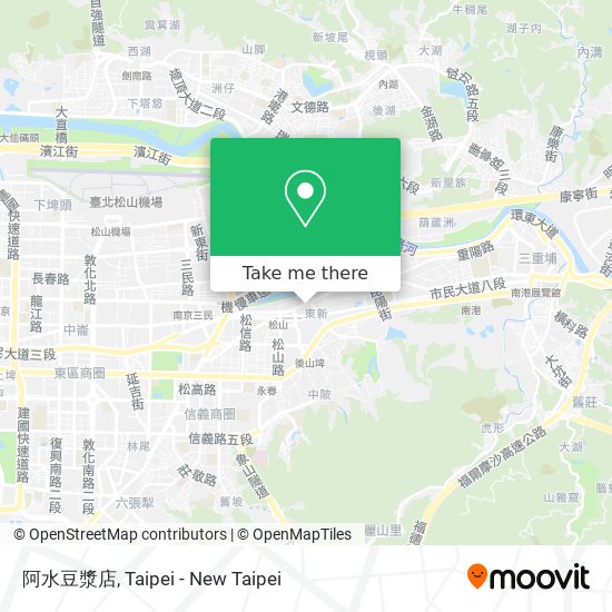 阿水豆漿店 map