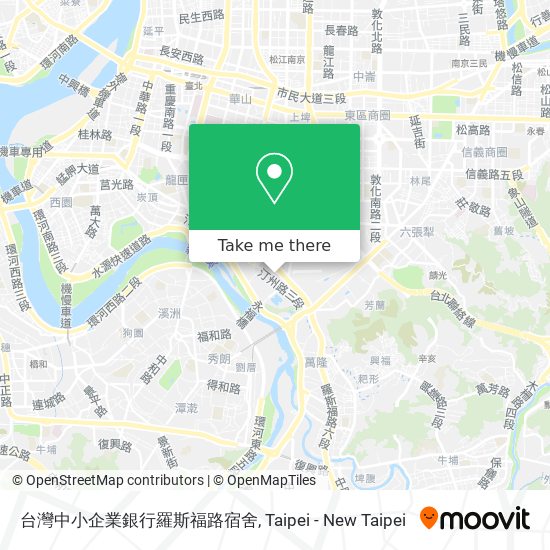 台灣中小企業銀行羅斯福路宿舍地圖