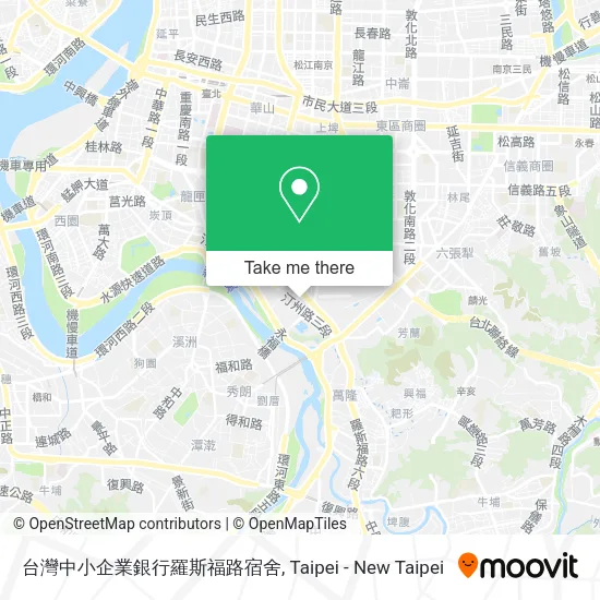 台灣中小企業銀行羅斯福路宿舍地圖
