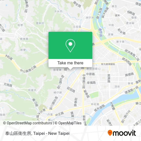 泰山區衛生所地圖