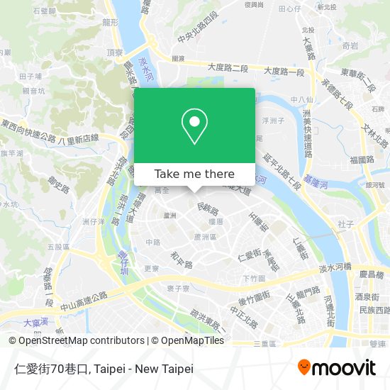 仁愛街70巷口 map