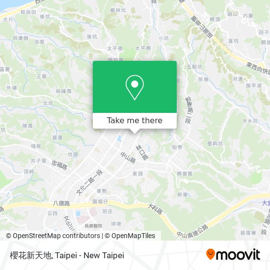 櫻花新天地 map