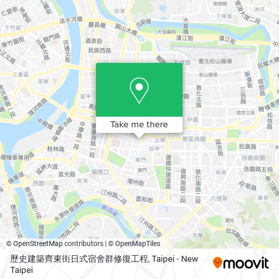 歷史建築齊東街日式宿舍群修復工程 map