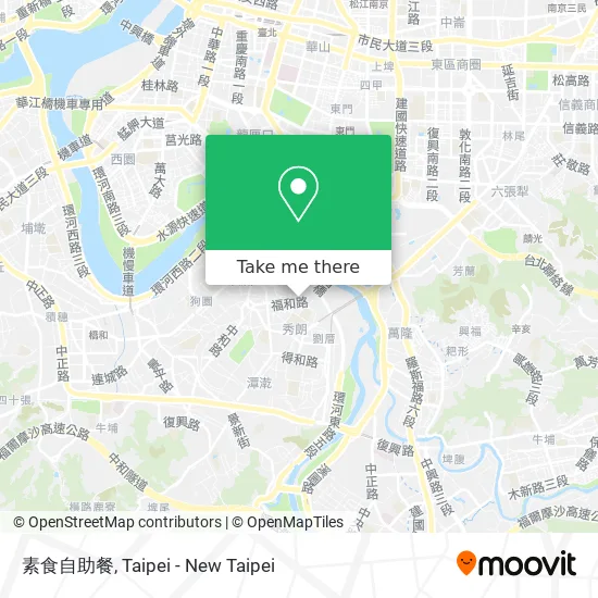素食自助餐 map