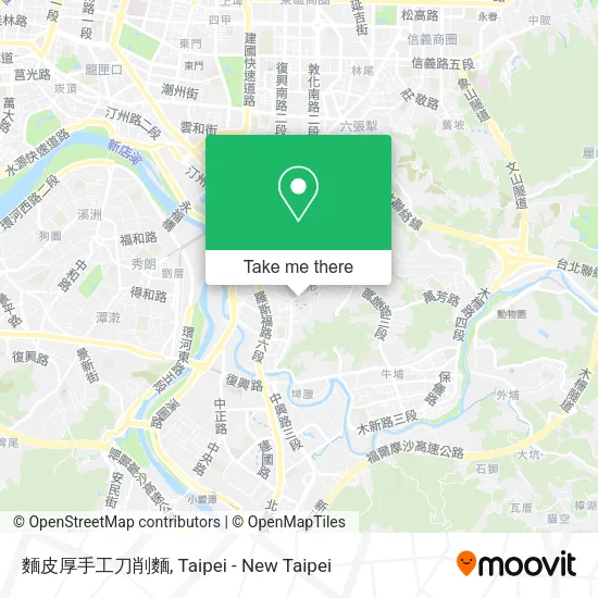 麵皮厚手工刀削麵 map