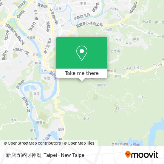 新店五路財神廟 map