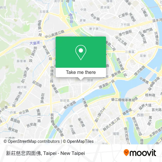 新莊慈悲四面佛 map